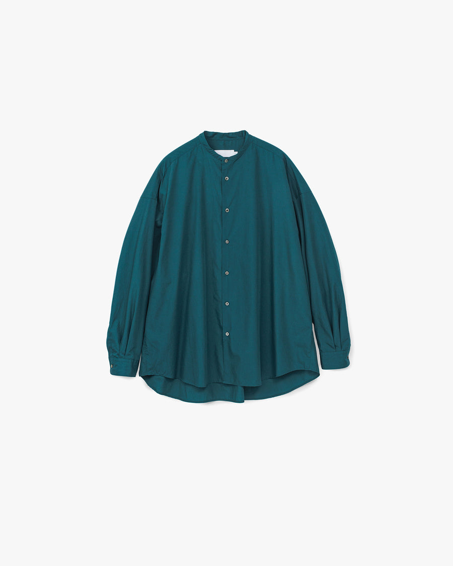 -SALE- Broad L/S Oversized Band Collar Shirt