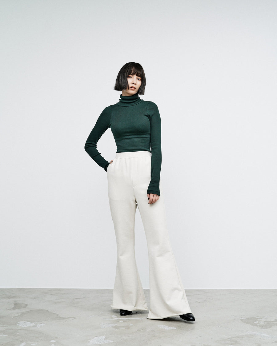 -SALE- Compact Terry Flare Pants