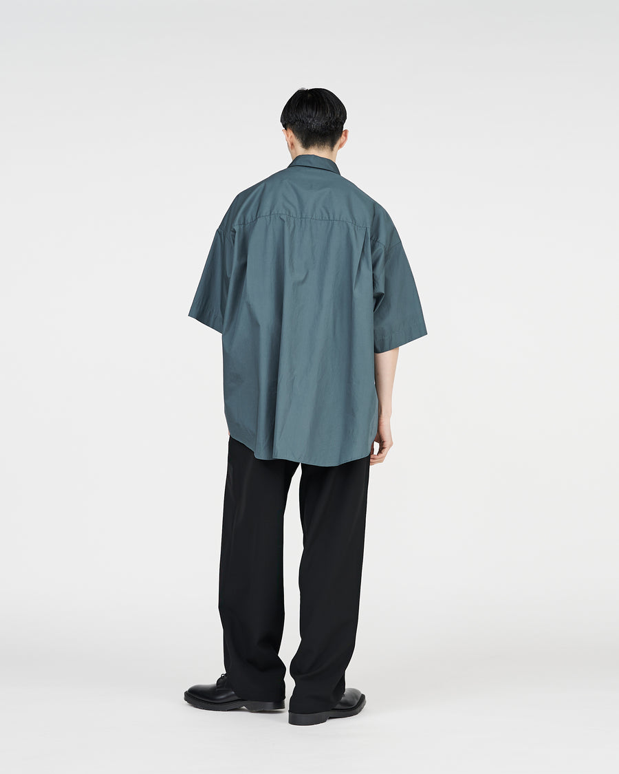 -SALE- Broad S/S Oversized Regular Collar Shirt
