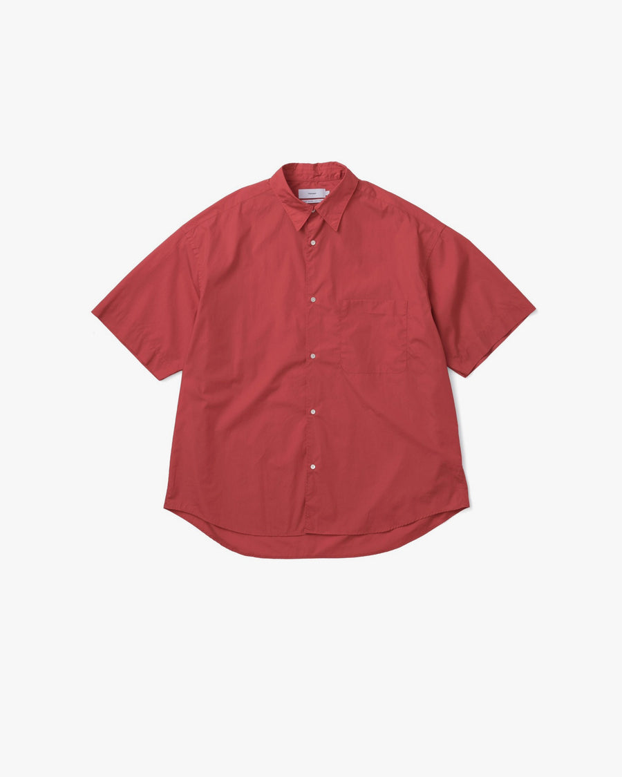 -SALE- Broad S/S Oversized Regular Collar Shirt